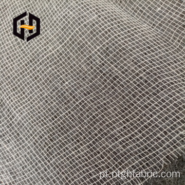 Tecido de malha cinza de poliéster para fita adesiva de tecido